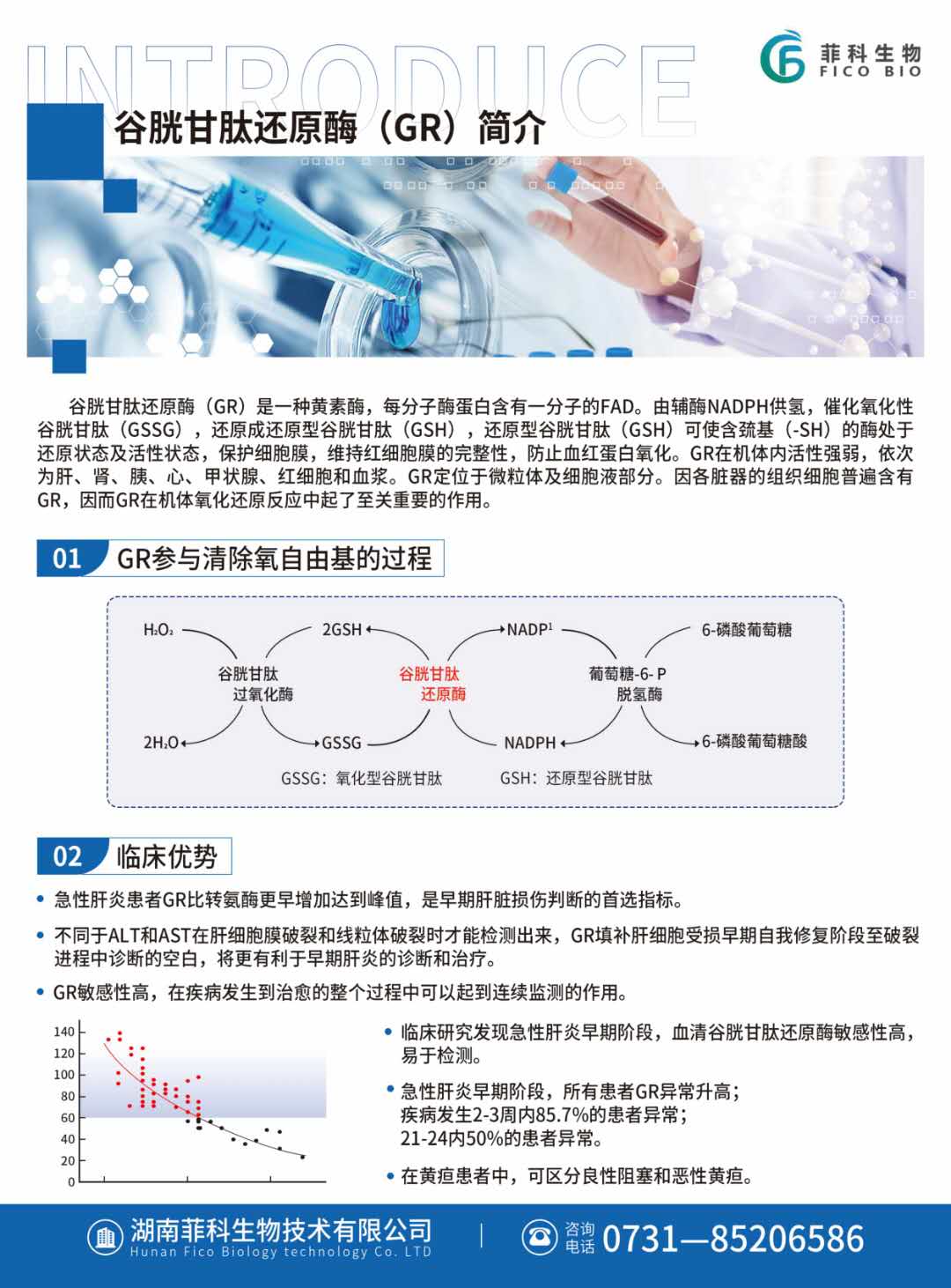 本公司自主研发的谷胱甘肽还原酶试剂盒已取得产品注册证，现已正式启动销售。